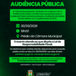 CONVITE: AUDIÊNCIA PÚBLICA